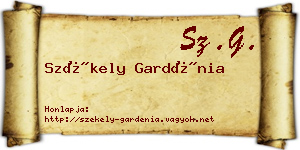 Székely Gardénia névjegykártya
